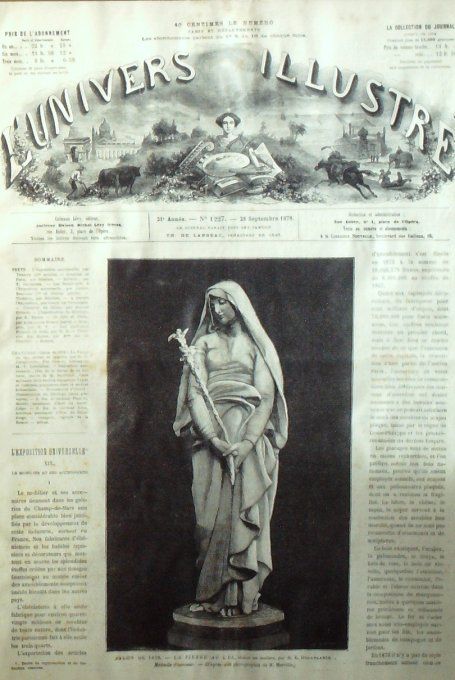 L'Univers illustré 1878 # 1227 Bulgarie Rhodope Hydayet-Bey Gabrova Bosnie Serajevo