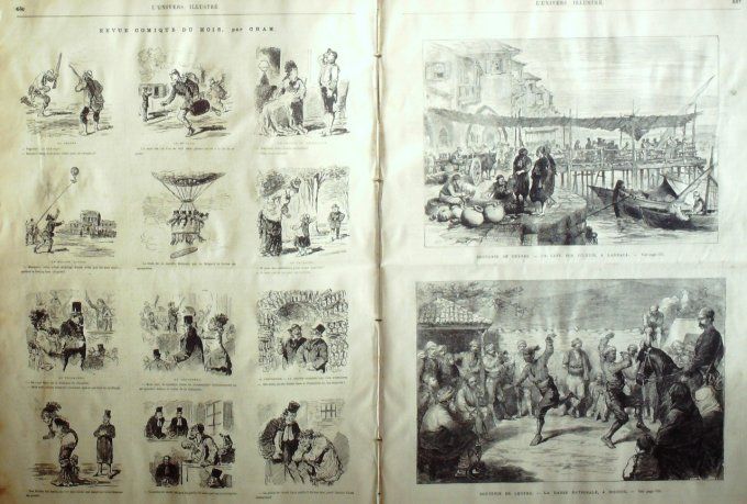 L'Univers illustré 1878 # 1228 Bosnie Bussovacz Batoum Chypre Nicosie Larnaca