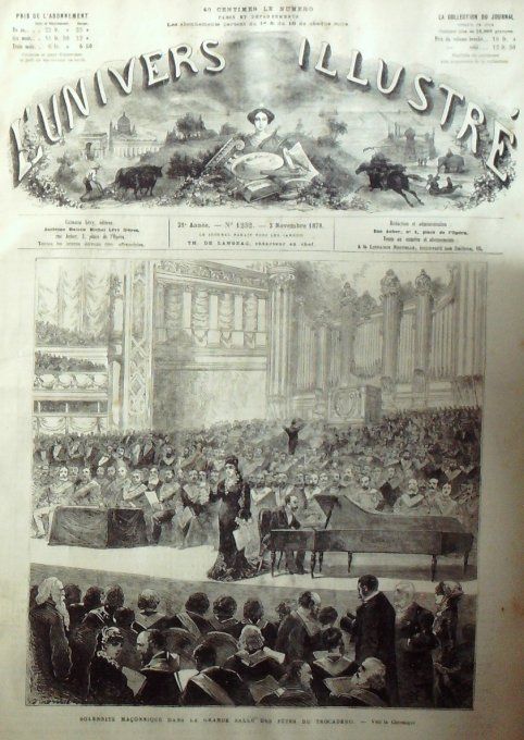 L'Univers illustré 1878 # 1232 Belgique Anvers Charles-Quint Afghanistan Caboul Levallois (92) Comme