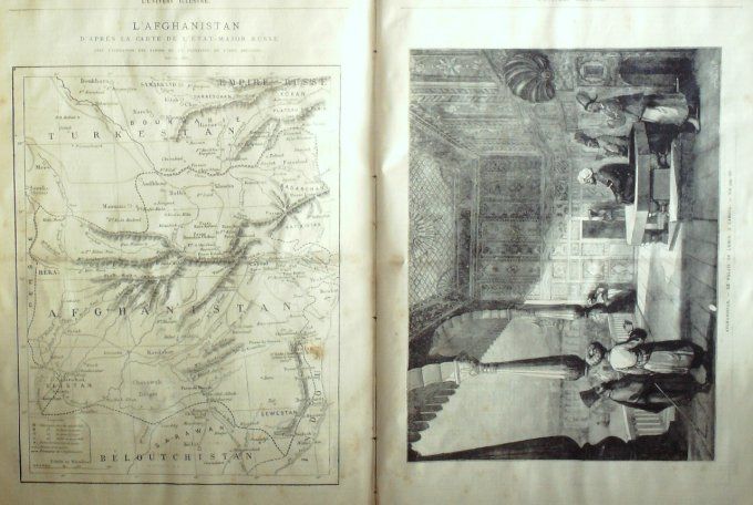 L'Univers illustré 1878 # 1232 Belgique Anvers Charles-Quint Afghanistan Caboul Levallois (92) Comme