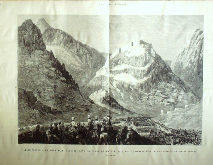 L'Univers illustré 1878 # 1238 Afghanistan Khyber Douvres Moel Eilian catastrophe Maritime