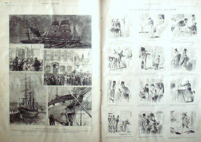 L'Univers illustré 1878 # 1238 Afghanistan Khyber Douvres Moel Eilian catastrophe Maritime