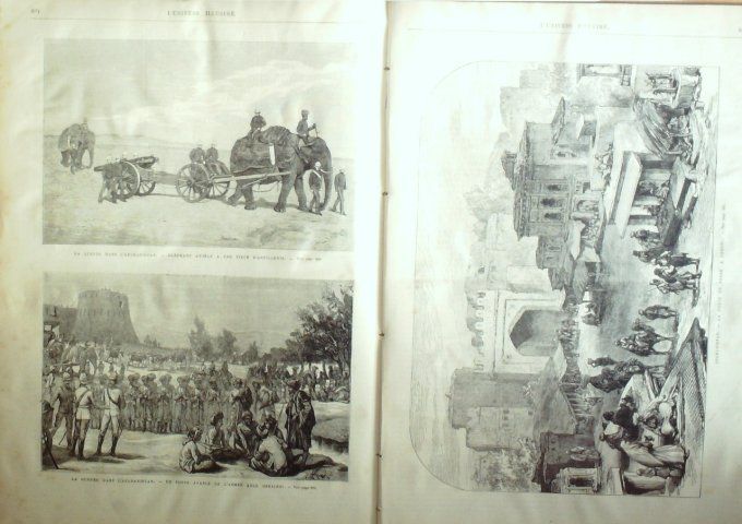 L'Univers illustré 1878 # 1239 Afghanistan Caboul Havre (76) Suisse Interlaken