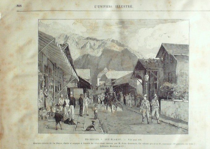 L'Univers illustré 1878 # 1239 Afghanistan Caboul Havre (76) Suisse Interlaken