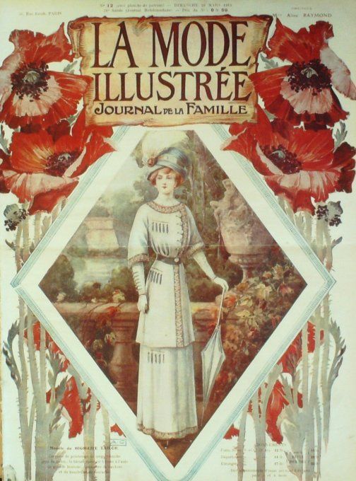 Journal Mode illustrée 1910 # 12 Costume tailleur