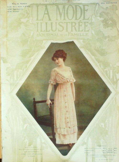 Journal Mode illustrée 1911 # 13 Coussins & costumes