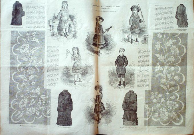 Journal Mode illustrée 1882 # 13 Toilettes de communion