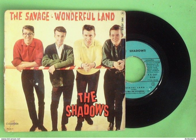 The Shadows 45T EP The savage (languette) 1962