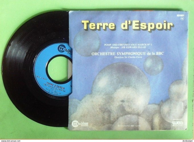 Orchestre symphonique BBC 45T SP Terre d'espoir 1974