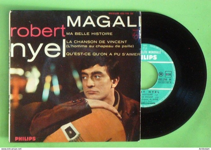 Nyel Robert 45T EP Magali (languette) 1962