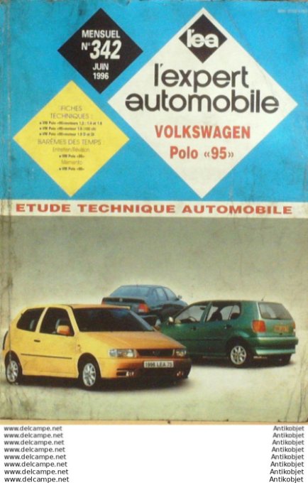 Revue Technique Automobile Volkswagen Polo 95 L'expert #342