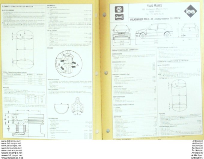 Revue Technique Automobile Volkswagen Polo 95 L'expert #342