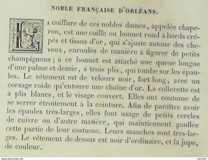 France (45) ORLEANS Dame noble 1859