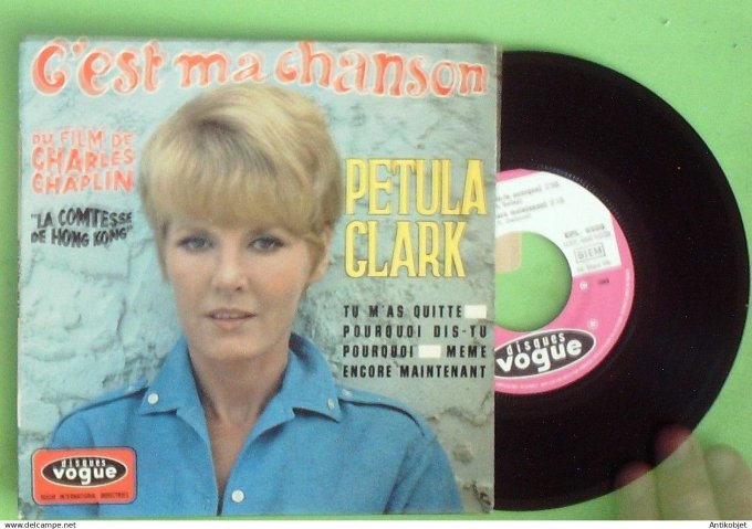 Clark Petula 45T EP Tu m'as quitté (languette) 1962