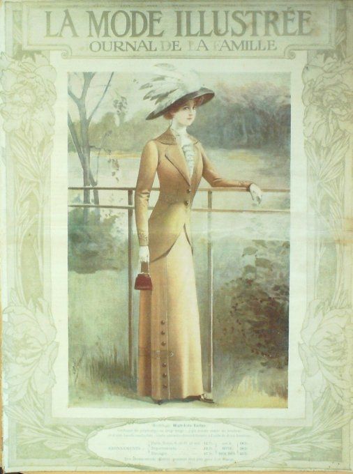 Journal Mode illustrée 1910 # 15 Costume tailleur