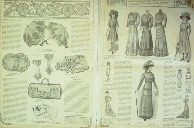 Journal Mode illustrée 1910 # 15 Costume tailleur