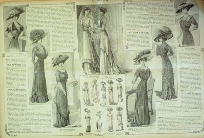 Journal Mode illustrée 1910 # 15 Costume tailleur