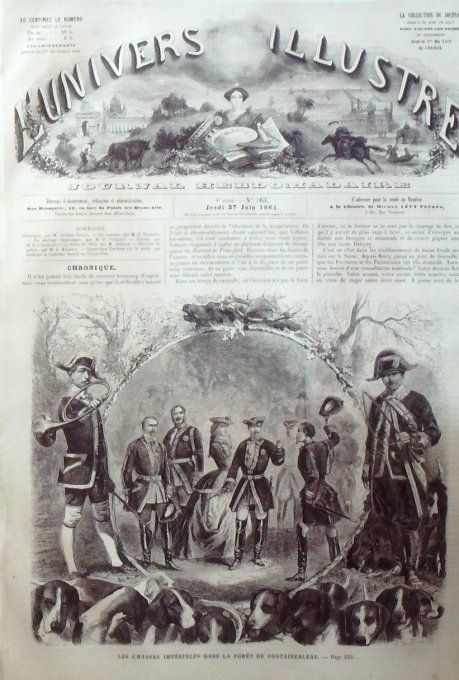 L'Univers illustré 1861 # 163 Australie Esington Zimbabwe Monomotapa Banyais Fontainebleau