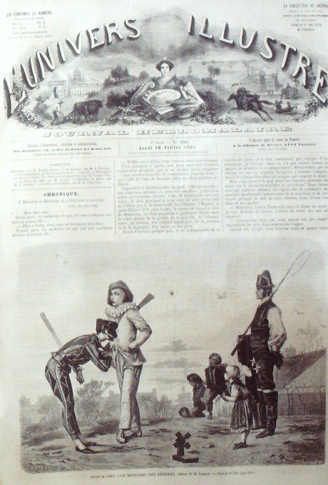 L'Univers illustré 1861 # 166 Norvège Dovre-Field Fenaison Gal Scott L'enfant aux pampes  