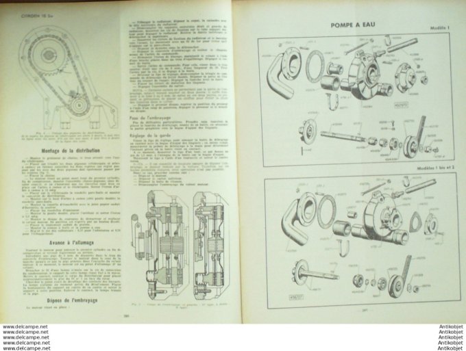 Revue Technique Automobile Citroën TA 15 Six Somua I L 15 39#1949