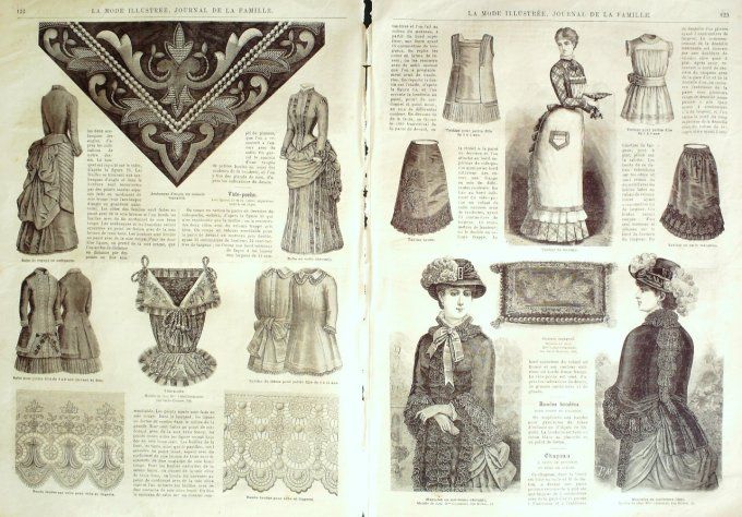 Journal Mode illustrée 1883 # 16 Robes de chambre