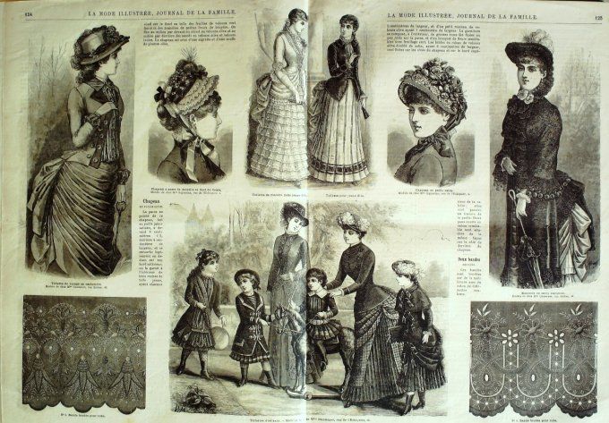 Journal Mode illustrée 1883 # 16 Robes de chambre