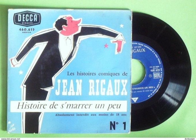 Rigaux Jean 45T EP Histoires de s'marrer un peu n°1