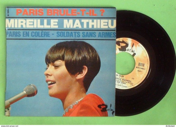 Paris brûle-t-il Film 45T EP Mireille Mathieu 1966