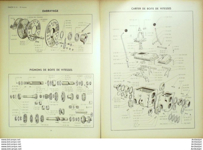 Revue Technique Automobile Mack 10T Berliet Mder 32#1948