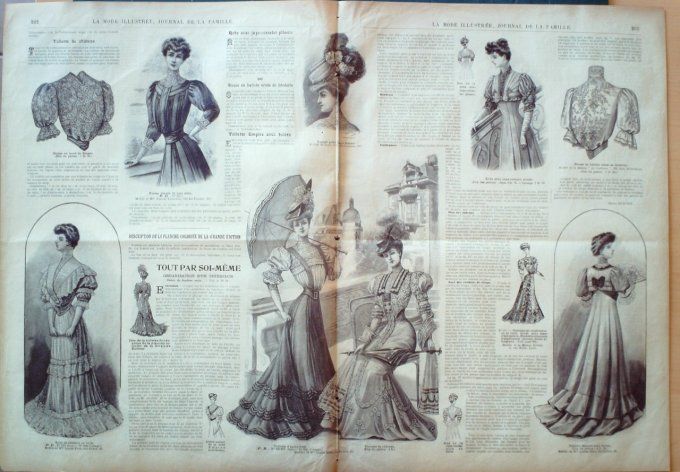 Journal Mode illustrée 1906 # 17 Costume de promenade