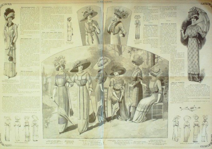 Journal Mode illustrée 1911 # 17 Layettes & costumes