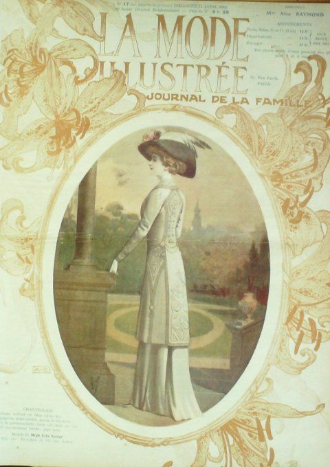 Journal Mode illustrée 1910 # 17 Costume tailleur