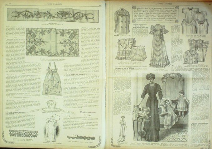 Journal Mode illustrée 1910 # 17 Costume tailleur