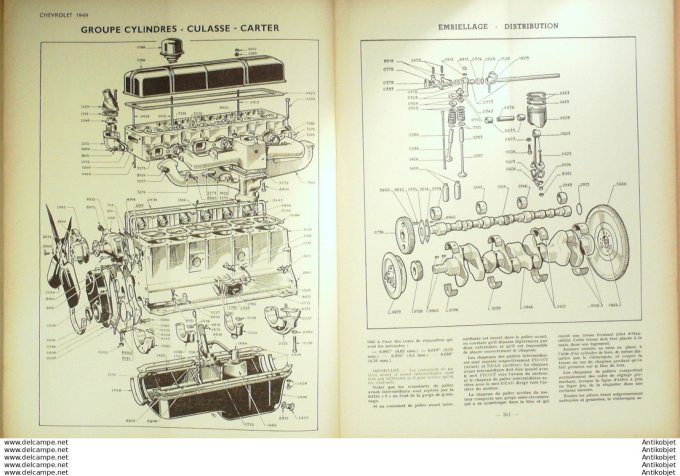 Revue Technique Automobile Chevrolet Delahaye Panhard Dyna Rochester Autopulse 52#1950