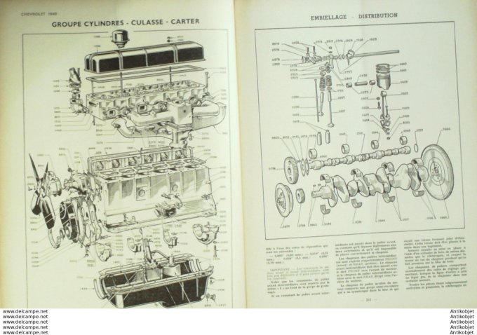 Revue Technique Automobile Chevrolet Delahaye Panhard Dyna Rochester Autopulse 52#1950