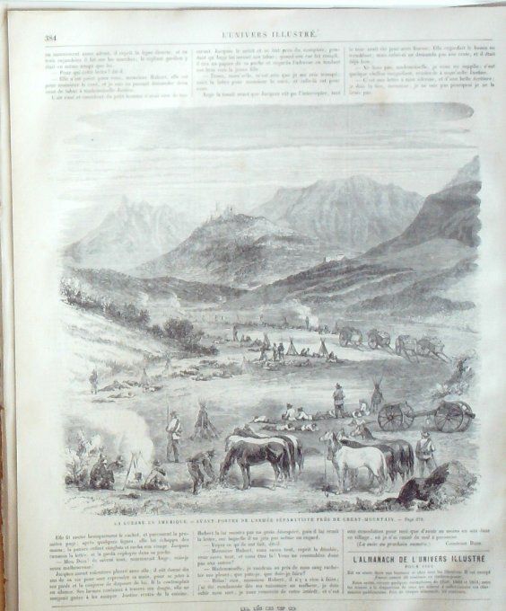 L'Univers illustré 1861 # 181 Madagascar Foulepointe Gênes Tua Great-Mountain Berlin   Andrea Del Sa