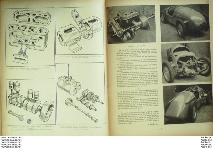 Revue Technique Automobile Bernardet Violet voiturette Warner moteur CLM 29#1948