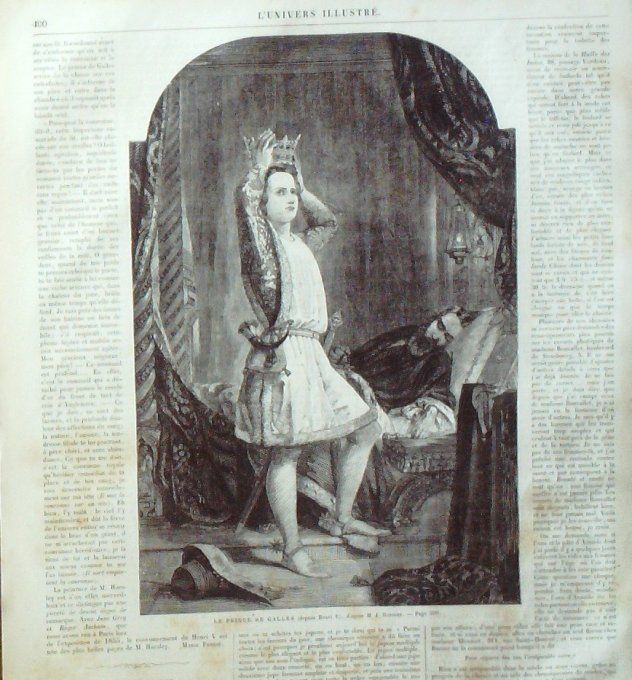 L'Univers illustré 1861 # 183 L'atelier de Rembrandt Prince de Galles Esquisses Chinoises