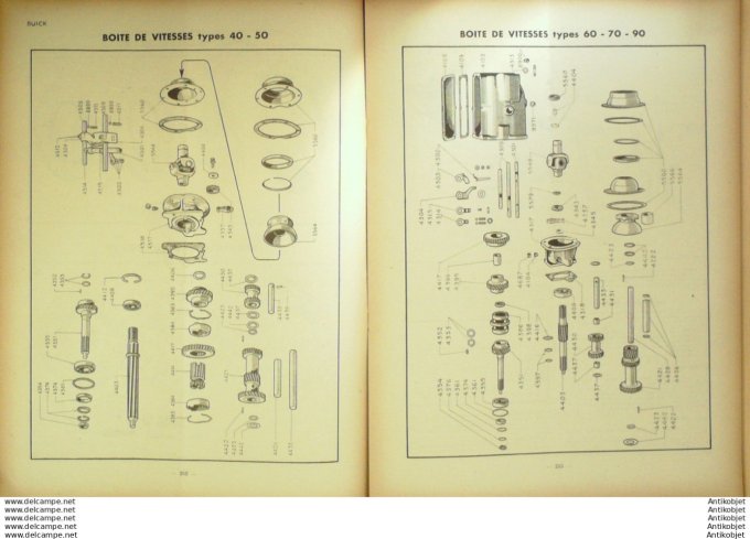 Revue Technique Automobile Buick Types 40 50 60 70 90 Citroen diésel 45 38#1949