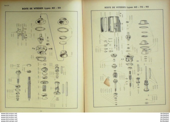 Revue Technique Automobile Buick Types 40 50 60 70 90 Citroen diésel 45 38#1949