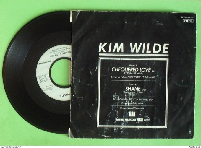 Wilde Kim 45T SP Chequered love 1981