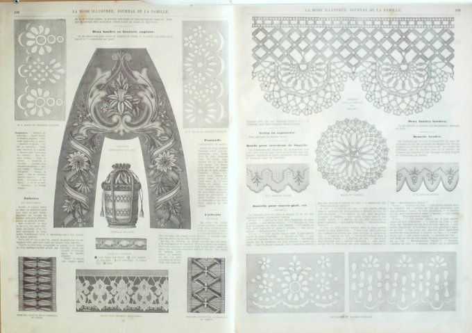 Journal Mode illustrée 1875 # 18 Toilettes de printemps