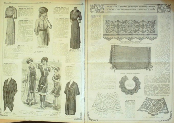 Journal Mode illustrée 1911 # 18 Blouses & costumes