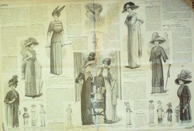 Journal Mode illustrée 1911 # 18 Blouses & costumes