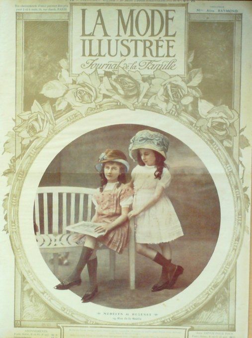 Journal Mode illustrée 1910 # 18 Costumes d'enfants