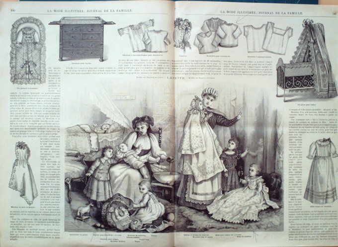 Journal Mode illustrée 1893 # 18 Robes en crépon & voile