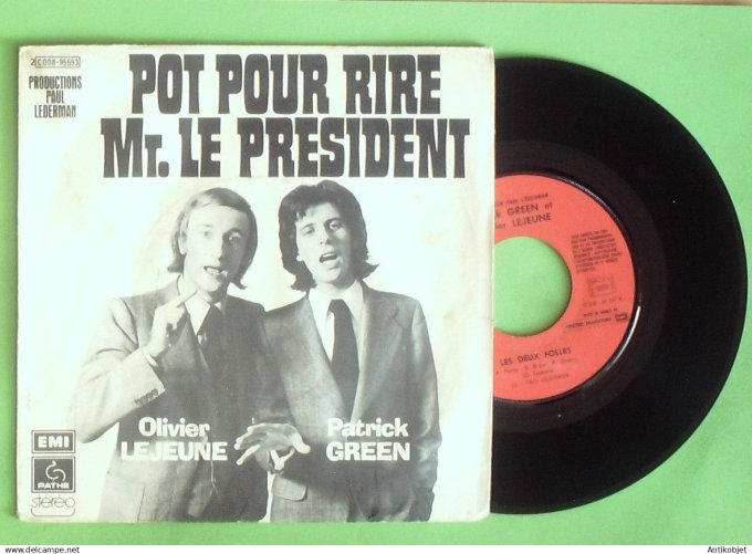 Lejeune Olivier & Green Patrick 45T SP Les deux folles 1974