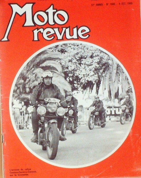 Moto Revue 1969 n°1948 n°Aletta 125 Aermacchi Motobécane DC 125 Rallye Cannes