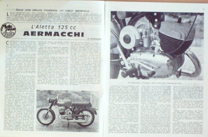 Moto Revue 1969 n°1948 n°Aletta 125 Aermacchi Motobécane DC 125 Rallye Cannes