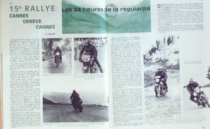 Moto Revue 1969 n°1948 n°Aletta 125 Aermacchi Motobécane DC 125 Rallye Cannes